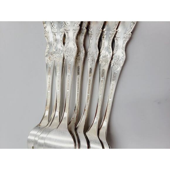 Grand Elegance Wm Roger Mfg Co Extra Plate 7 Place Settings 60 pcs Silverplate - Picture 9 of 16